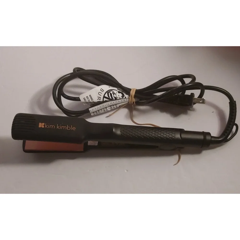 Kim Kimble Infrared‎ Flat Iron Hair Straightener TESTED & WORKS GREAT!